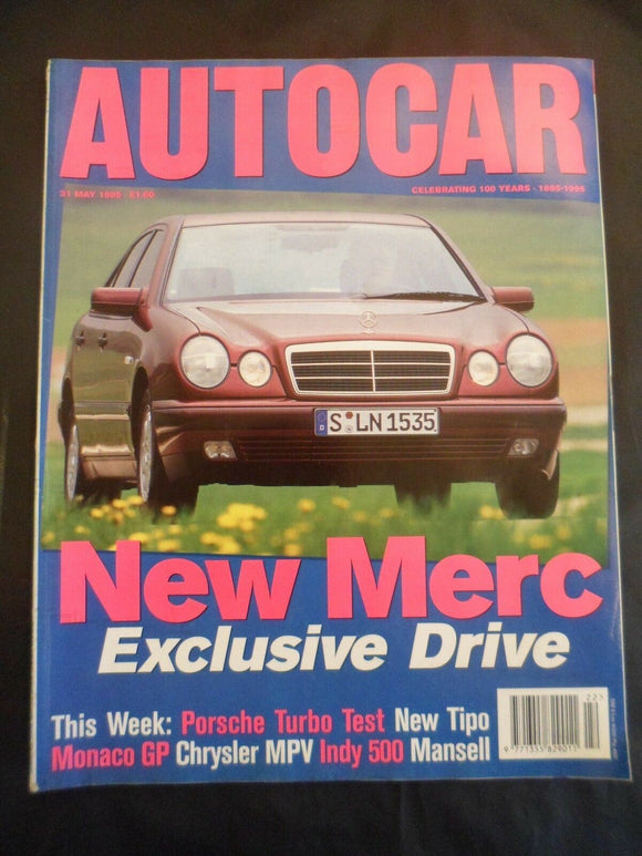 Autocar - 31 May 1995 - Porsche 911 Turbo - Merc E class
