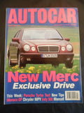 Autocar - 31 May 1995 - Porsche 911 Turbo - Merc E class