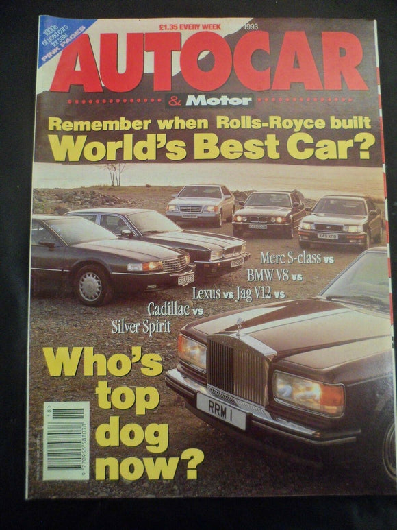 Autocar - 5 May 1993 - World's best car - S class - Rolls - Lexus
