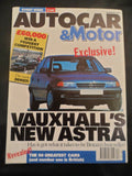Autocar - 20 March 1991 - Honda Civic - Renault Clio
