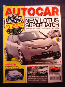 Autocar - 7th March 2006 - Alfa 159 - Lexus IS - 3 series - Audi RS4