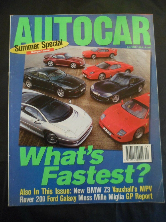 Autocar - 14 June 1995 - BMW 328i - Frontera - What's fastest?