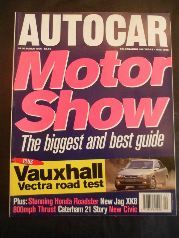 Autocar - 18 October 1995 - Motor show - Vectra - Caterham 21 - XK8