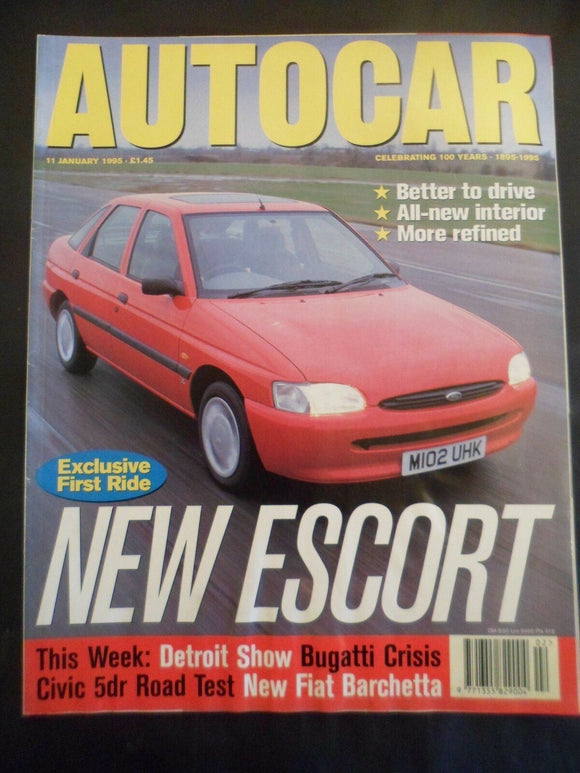 Autocar - 11 January 1995 - escort - Civic - Marco LM500