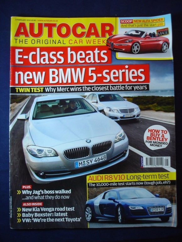 Autocar - 3rd February 2010  - E Class - 5 Series- Audi R8 -