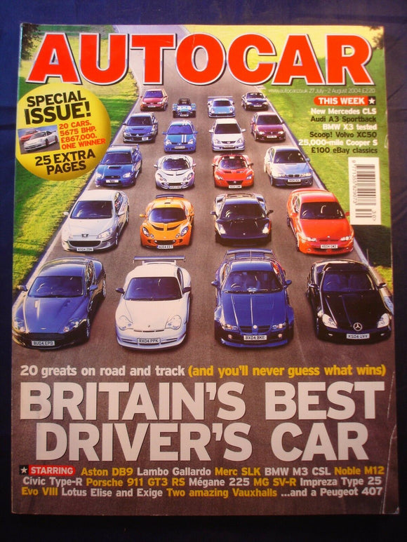 Autocar - 27th July 2004 - Britain's best drivers car