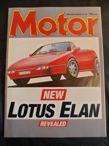 Motor - 20 February 1988 - Lotus Elan - Toyota Celica 4 x 4