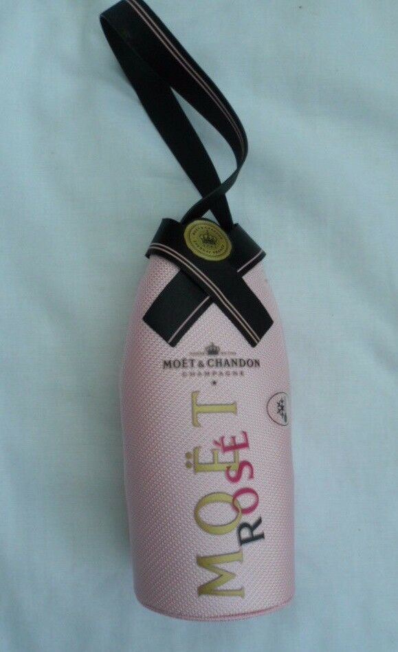 Moet & Chandon Champagne Pink Rose Insulated Bottle Cover