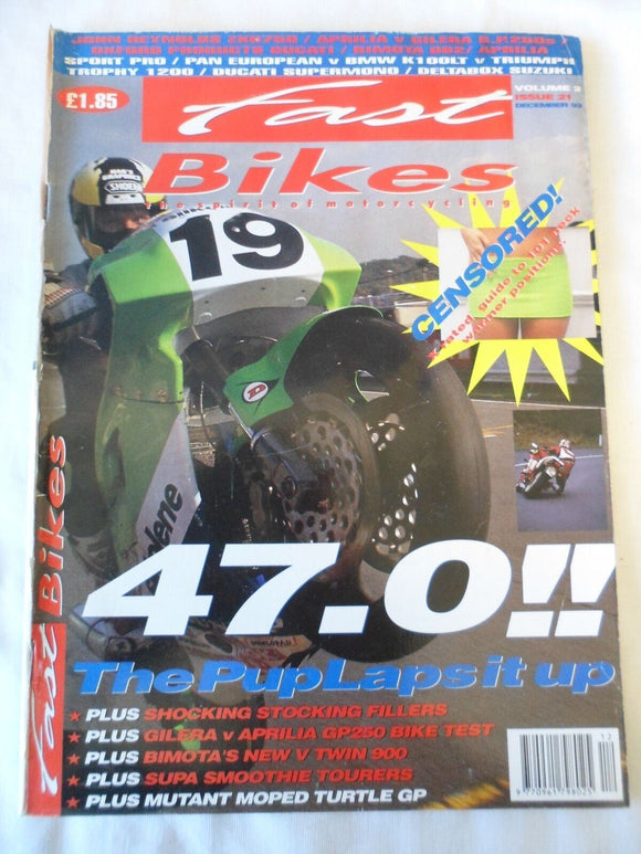 Fast Bikes - December 1992 - Bimota 900 - Gilera - Aprilia