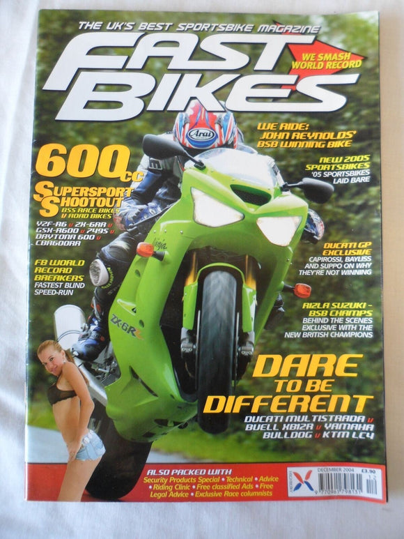 Fast Bikes - December 2004 - 600 Supersport shoot out