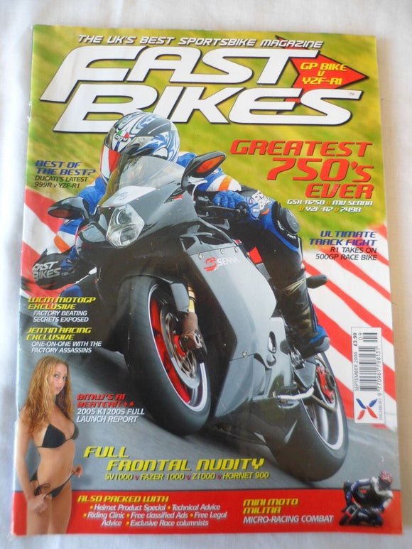 Fast Bikes - September 2004 - Ducati 999R - Best 750s ever