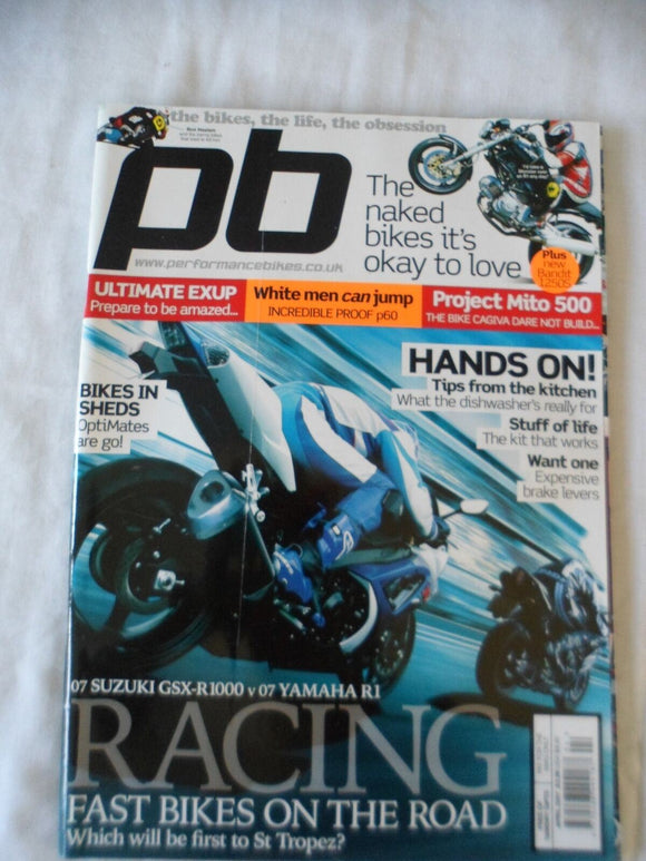 Performance Bikes - April 2007 - Racing fast bikes on the road