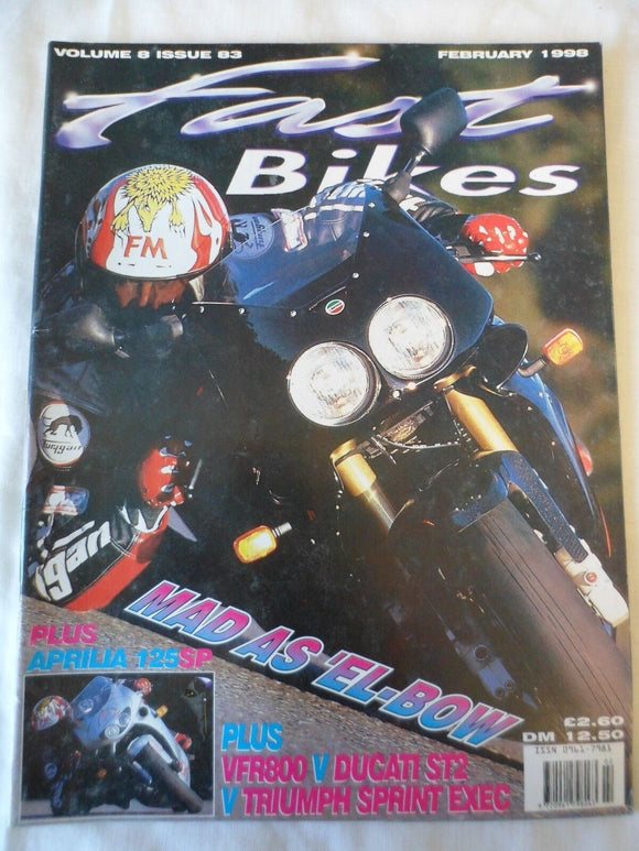 Fast Bikes - February 1998 - VFR800 - Ducati ST2 - Triumph Sprint Exec