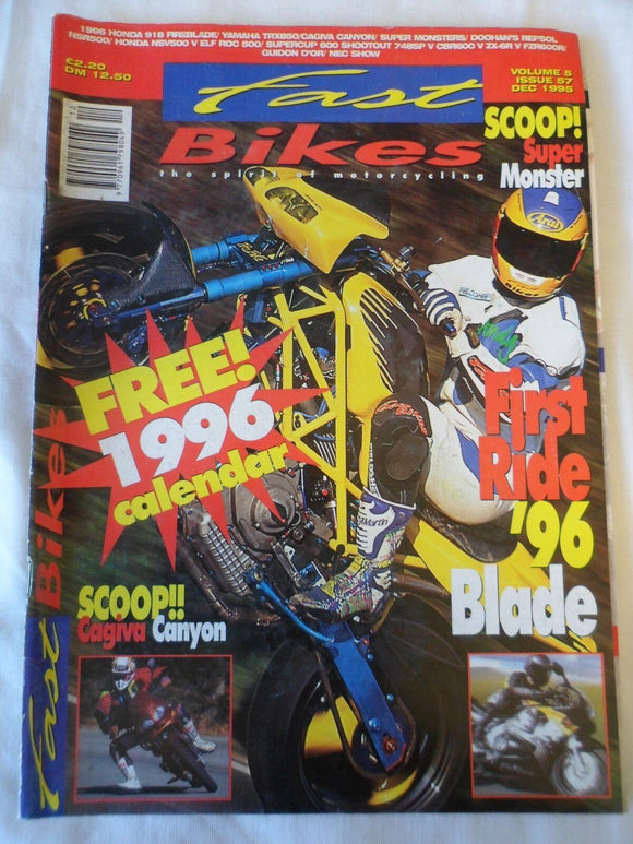 Fast Bikes - December 1995 - Fireblade - 748SP - CBR600 - ZX6R