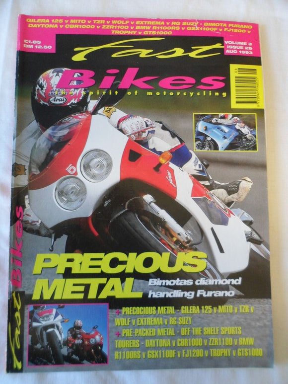 Fast Bikes - August 1993 - Bimota Furano - R1100RS - FJ1200