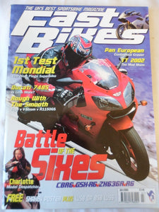 Fast Bikes - July 2002 - 748s - Piega - CBR6 - R6 - GSXR6