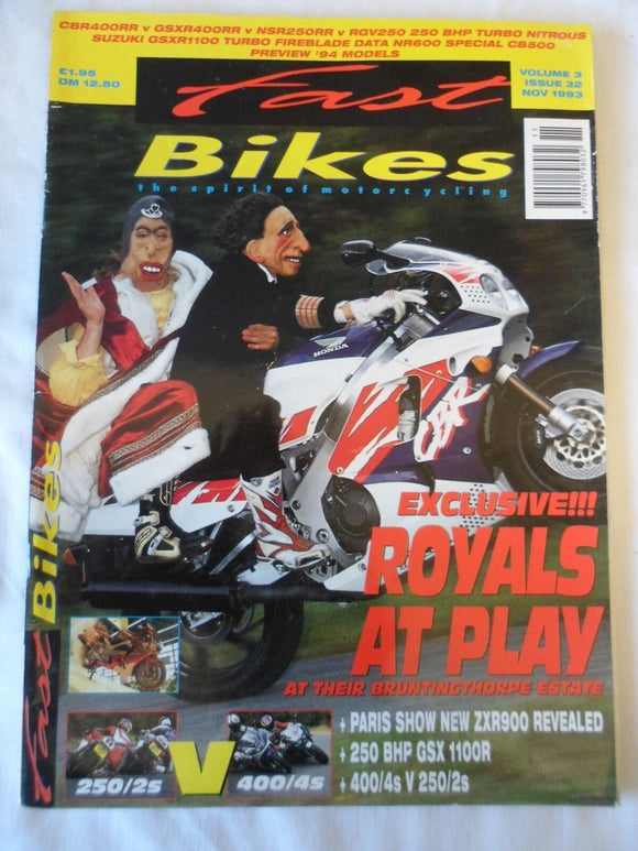Fast Bikes - November 1993 - ZXR900 - GSX1100R