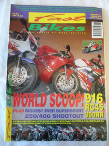 Fast Bikes - June 1994 - Ducati 916 - RC45 - 900RR - Supersports