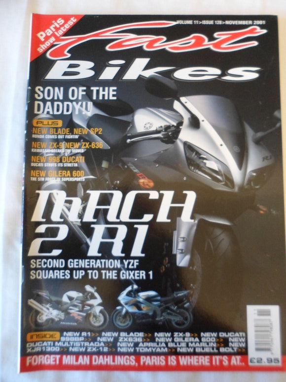 Fast Bikes - November 2001 - R1 - Blade - SP2 - 998 Ducati