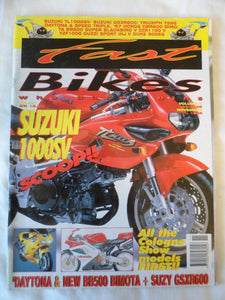 Fast Bikes - November 1996 - Suzuki 1000SV - Daytona - BB500 Bimota