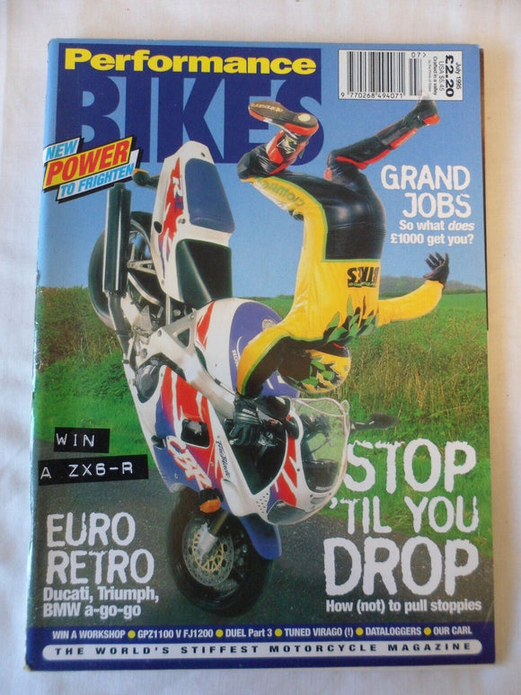 Performance Bikes - July 1995 - GPZ1100 vs FJ1200