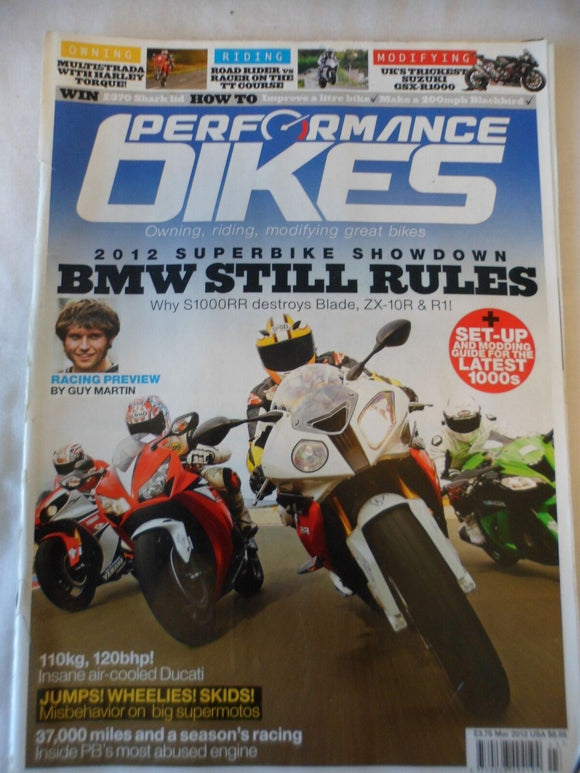Performance Bikes - March 2012 - Superbike showdown - GSX R1000 modifying