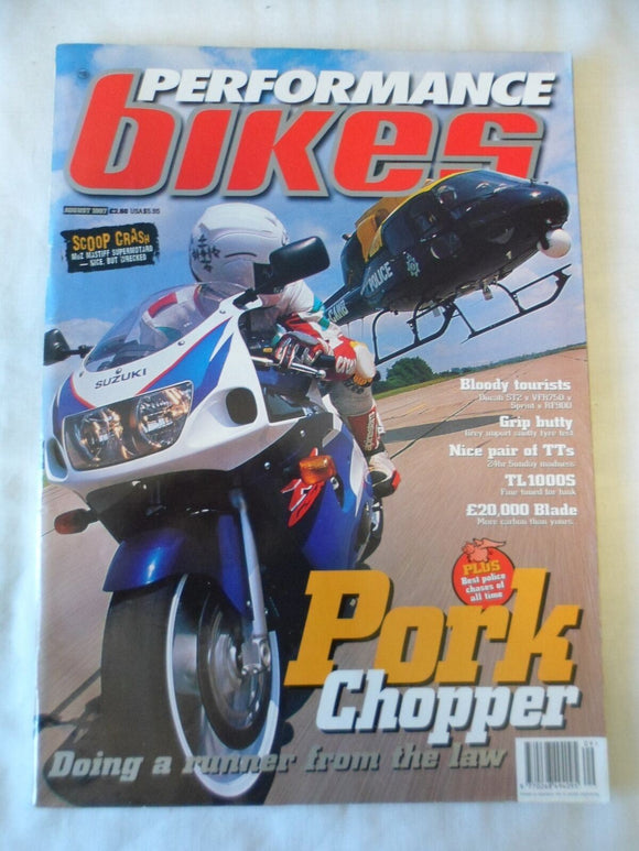 Performance Bikes - August 1997 - Ducati - VFR 750 - Sprint - RF900