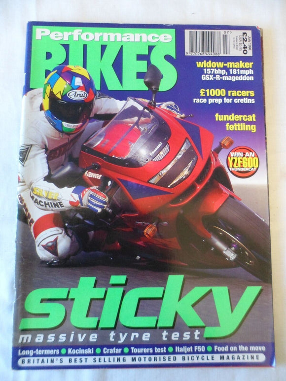 Performance Bikes - July 1996 - Italjet F50 - GSX R
