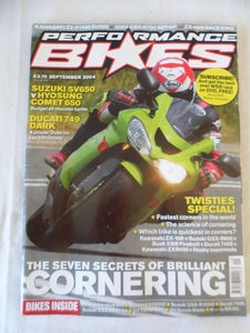 Performance Bikes - September 2004 - Cornering secrets - Ducati 749 Dark