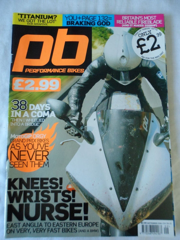 Performance Bikes - September 2006 - Fireblade - Braking - GP bikes