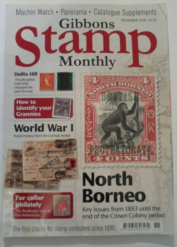 Stanley Gibbons stamp monthly magazine -  November 2018