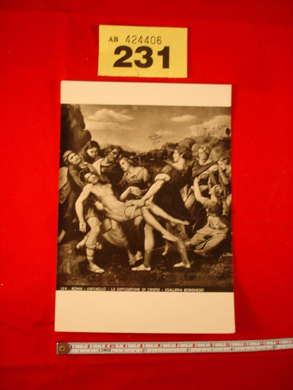 Postcard - 224 - Roma - Raffaello - La Deposizione Di Christo -Galleria Borghese