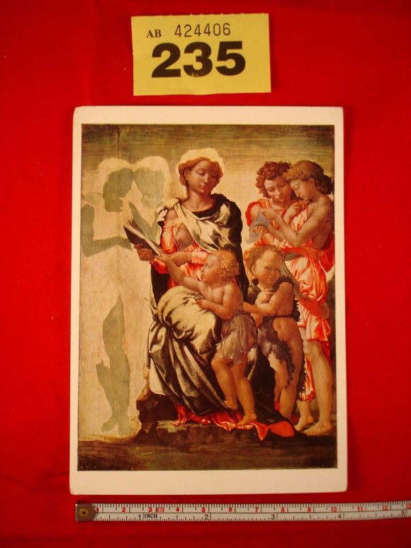 Postcard - National Gallery - 1200 - Michelangelo - The virgin and the child