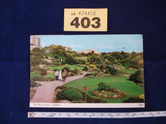 Postcard - The Rock Gardens - Southsea