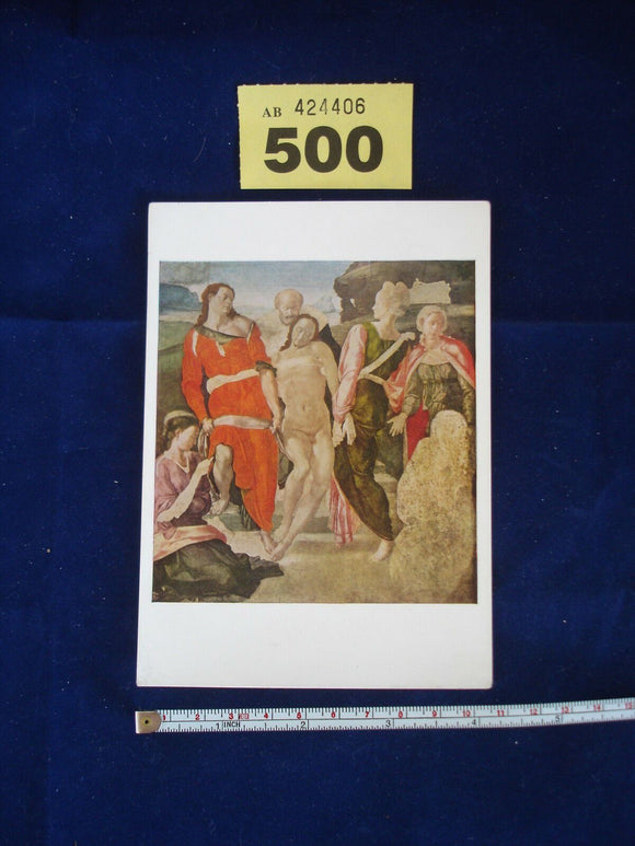 Postcard - National gallery 1021 - Michelangelo The entombment