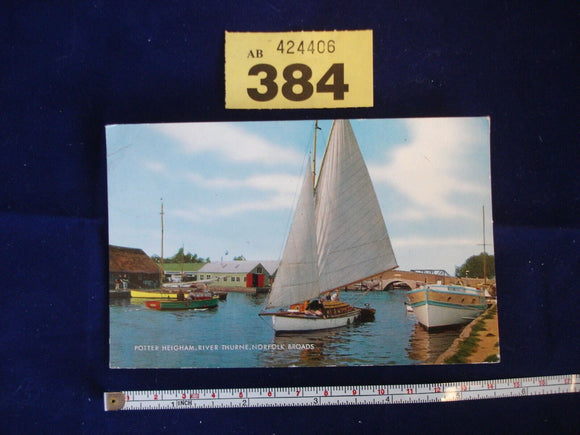 Postcard - Potter Heigham - River Thurne - Norfolk Broads