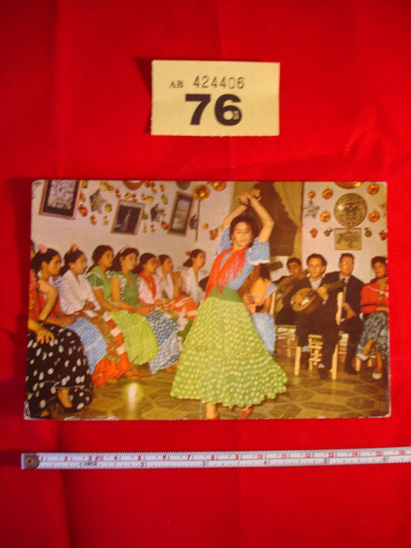 Postcard - Vintage - Spanish Dancing