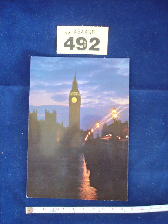 Postcard - Big Ben at Night - Dixon PLO/21355/London
