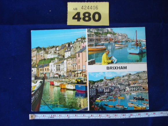 Postcard - Brixham - Devon - Multiple views - 2DC198
