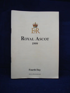 Horse racing - Race Card - Royal Ascot - Fourth Day 1999