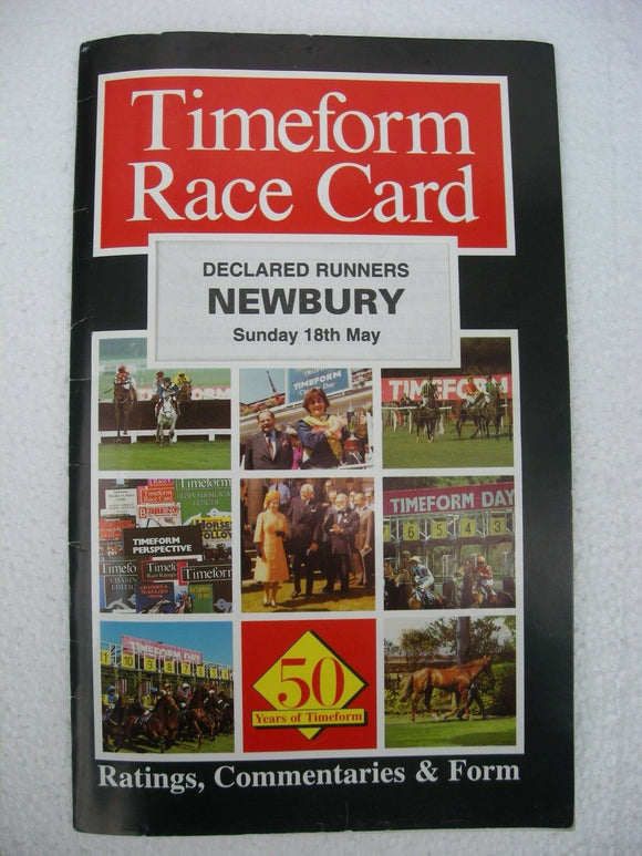 Horse racing - Timeform Race Card - Newbury - May 18 1997 -