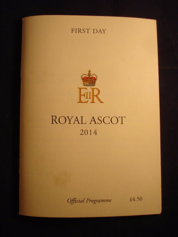 Horse racing - Race Card - Ascot - Royal Ascot 2014 - First day