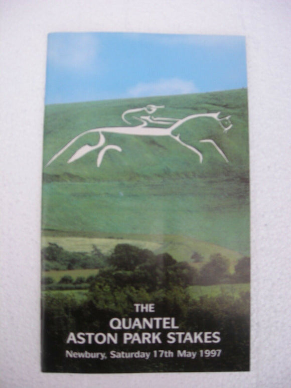 Horse racing - Race Card - Newbury - May 17 1997 - Quantel Aston Park Stakes