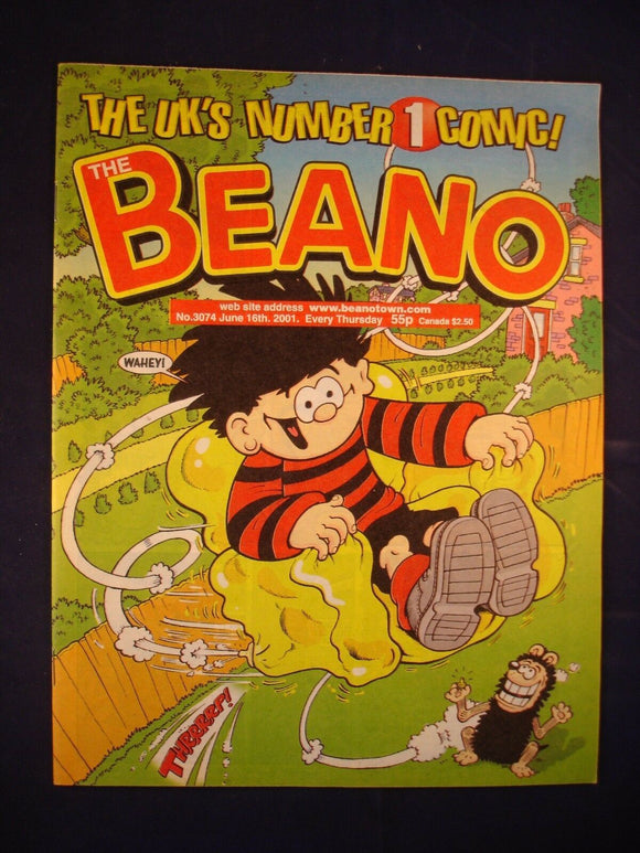 P - Beano Comic # 3074 - 16th June 2001  -