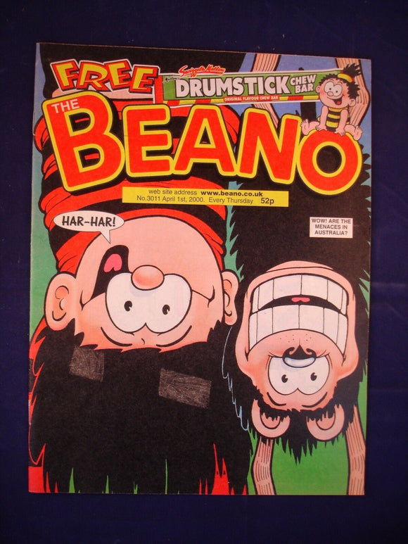 P - Beano Comic # 3011 -  1st April 2000  -