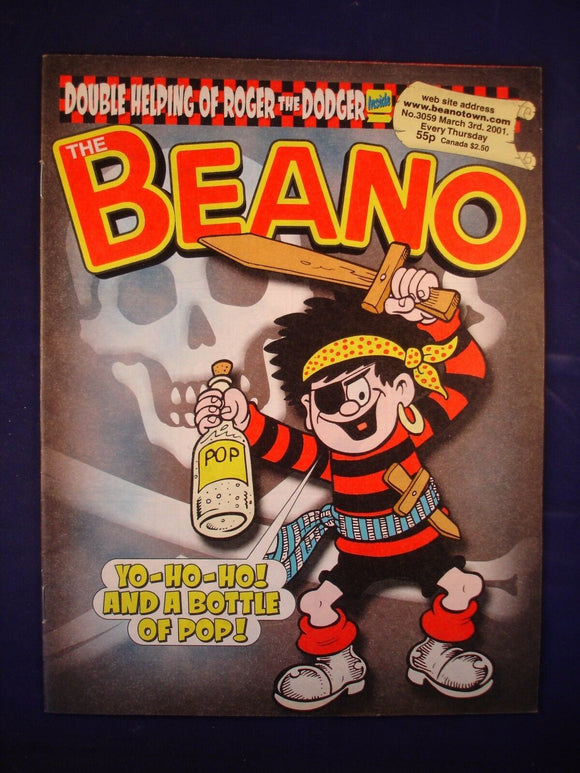 P - Beano Comic # 3059- 3rd March  2001  -