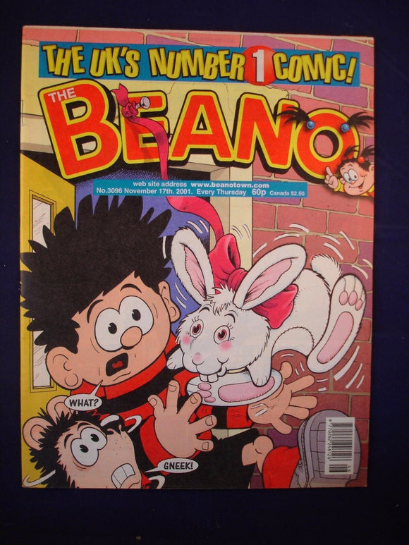 P - Beano Comic # 3096 - 17th November 2001  -