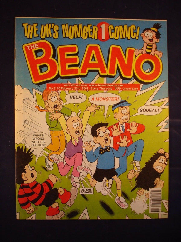 P - Beano Comic # 3110 - 23rd February 2002