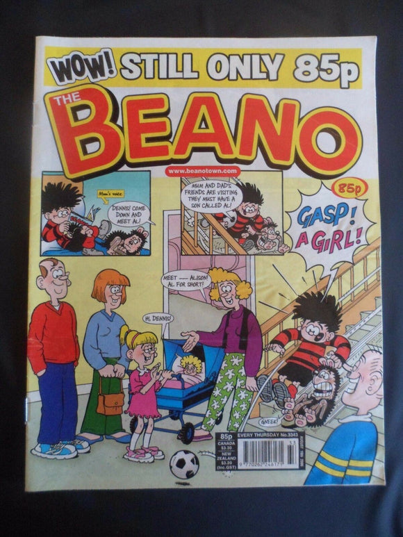 Beano  Comic - 3343 - 19 August 2006 - (Box W)