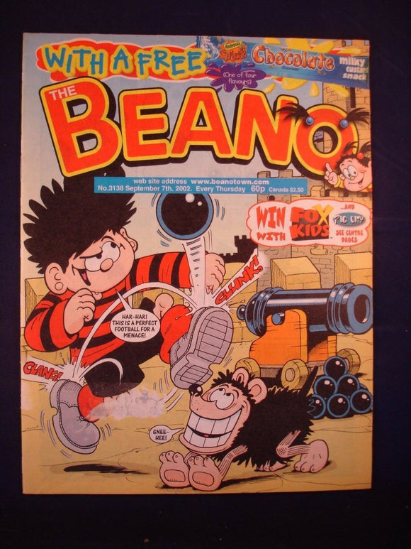 P - Beano Comic # 3138 - 7th September 2002